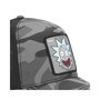 Voir la diapositive 3 : CAPSLAB Casquette trucker premium en sergé de coton Rick & Morty Black Camo