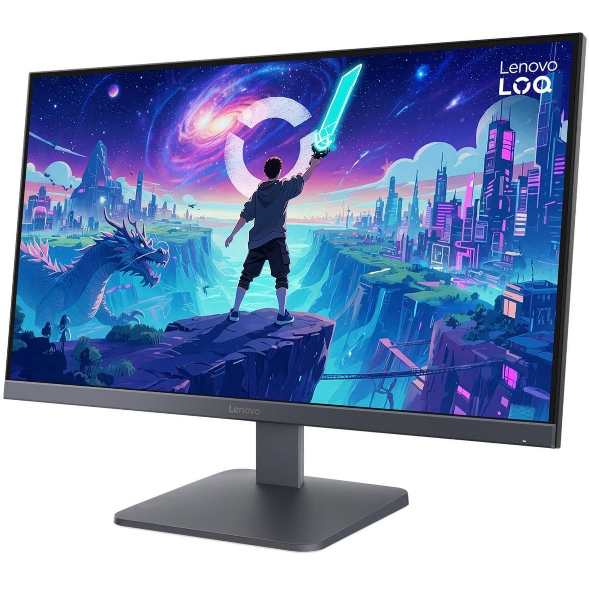Voir la diapositive 2 : Lenovo Ecran pc gamer loq 2410 24'' full hd 200hz wled 0,5 ms adaptive-sync hdr10