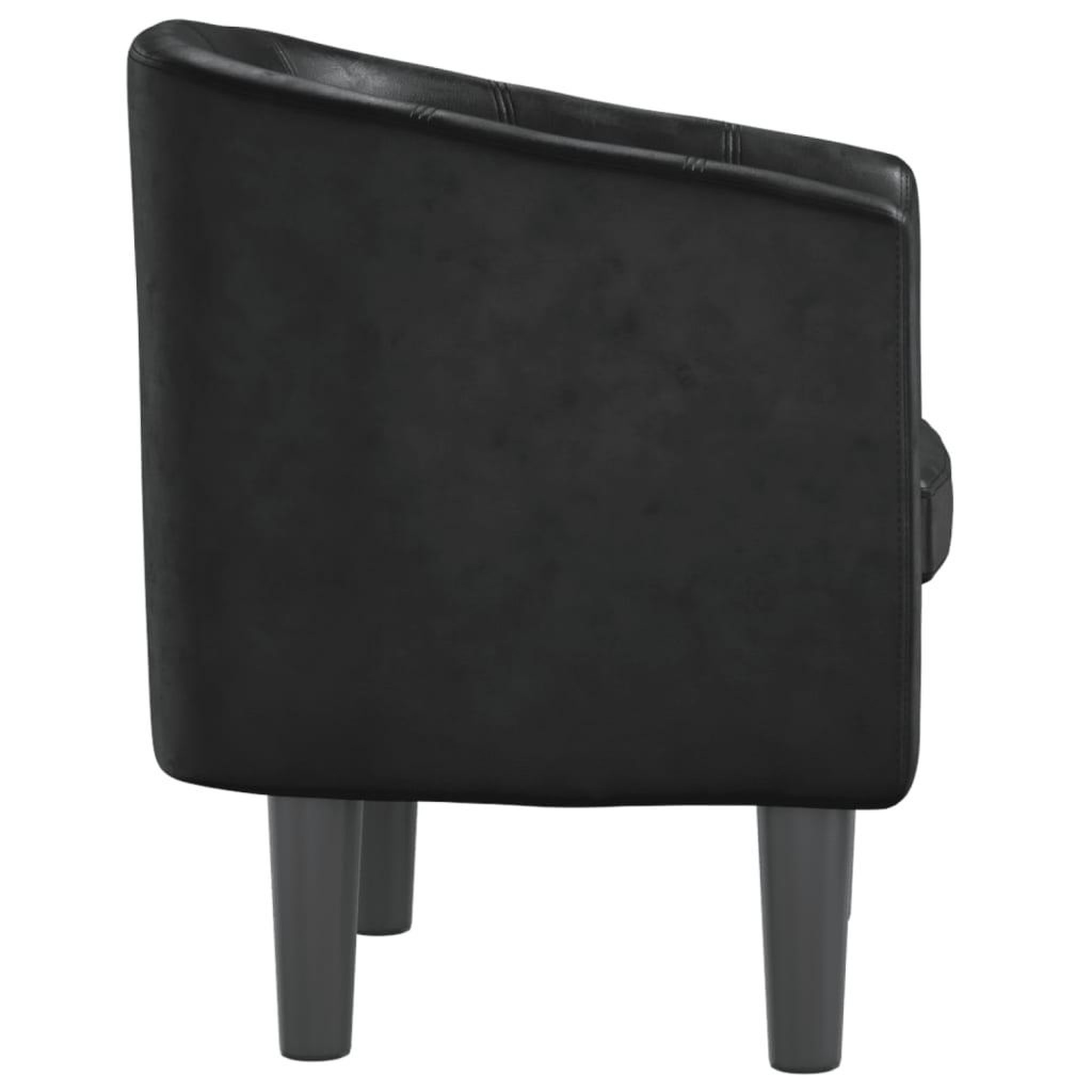 Voir la diapositive 4 : VIDAXL Fauteuil noir similicuir