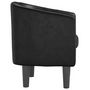 Voir la diapositive 4 : VIDAXL Fauteuil noir similicuir