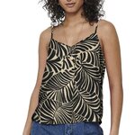 Only Débardeur Beige/ à Motifs Femme Only Nova Life Paris. Coloris disponibles : Noir