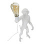 Voir la diapositive 3 : Paris Prix Lampe à Poser en Résine  Singe  55cm Blanc