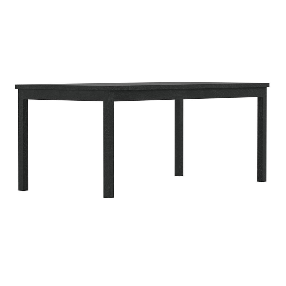 Paris Prix Table de Jardin en Teck  Kenya  180cm Noir