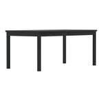 Paris Prix Table de Jardin en Teck  Kenya  180cm Noir