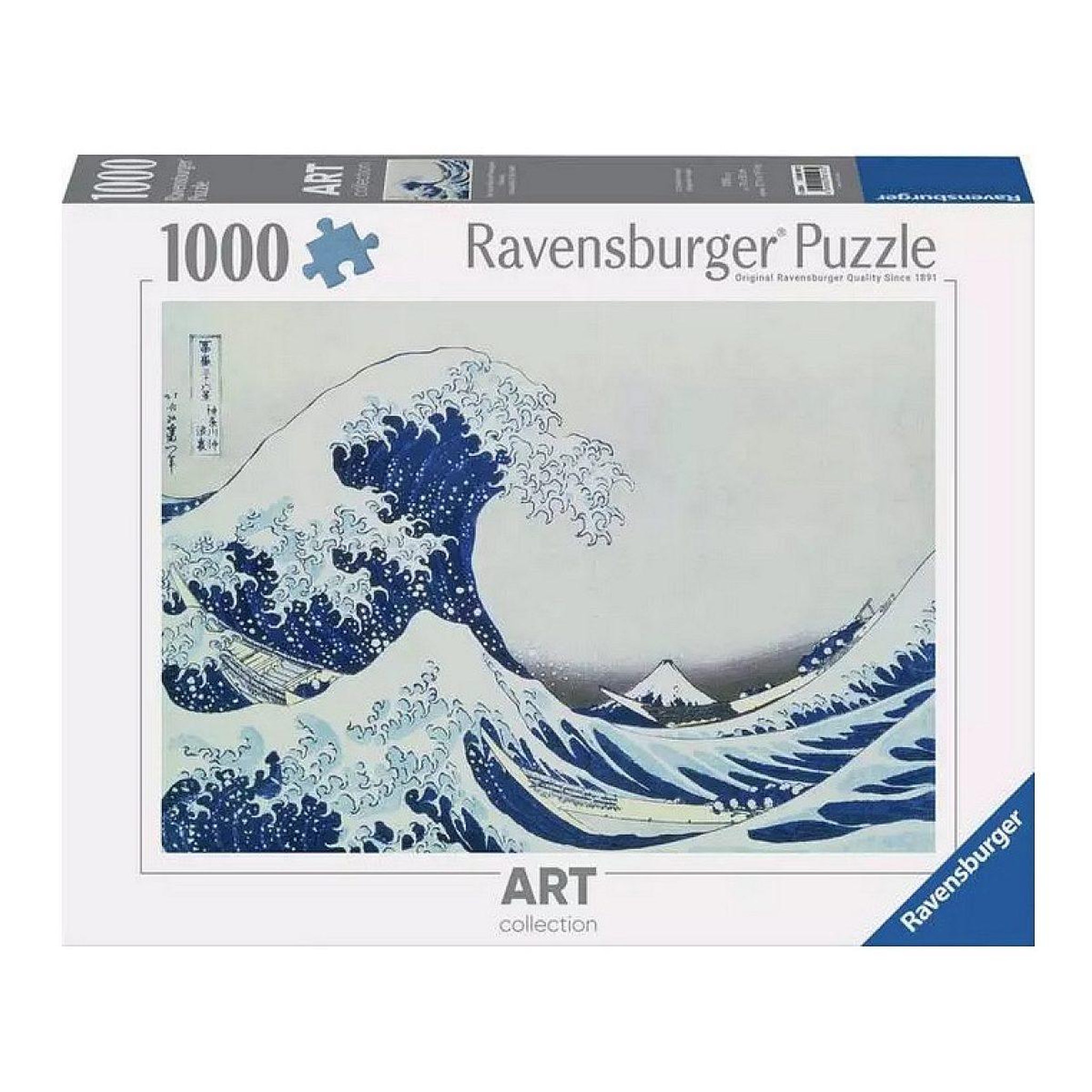 RAVENSBURGER Puzzle 1000 pieces - la grande vague de kanagawa / hokusai