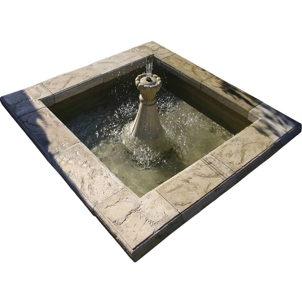 Habitat et Jardin Bassin carré  Eden  - 170 x 170 cm
