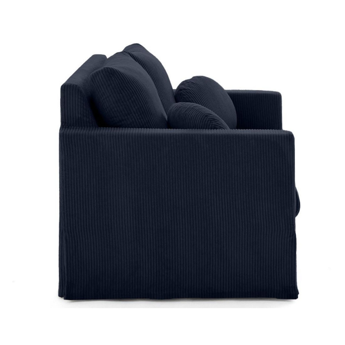 LISA DESIGN Serena - canapé droit déhoussable 2 places en velours côtelé