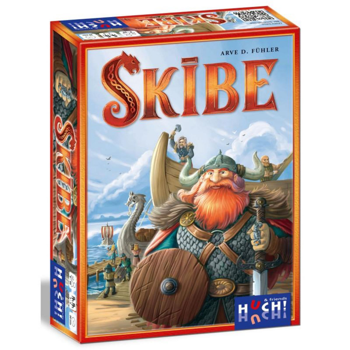 Huch! & Friends SKIBE - Huch!, Jeu de cartes NL / EN / FR / DE