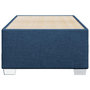 Voir la diapositive 4 : VIDAXL Cadre de lit sans matelas bleu 80x200 cm tissu