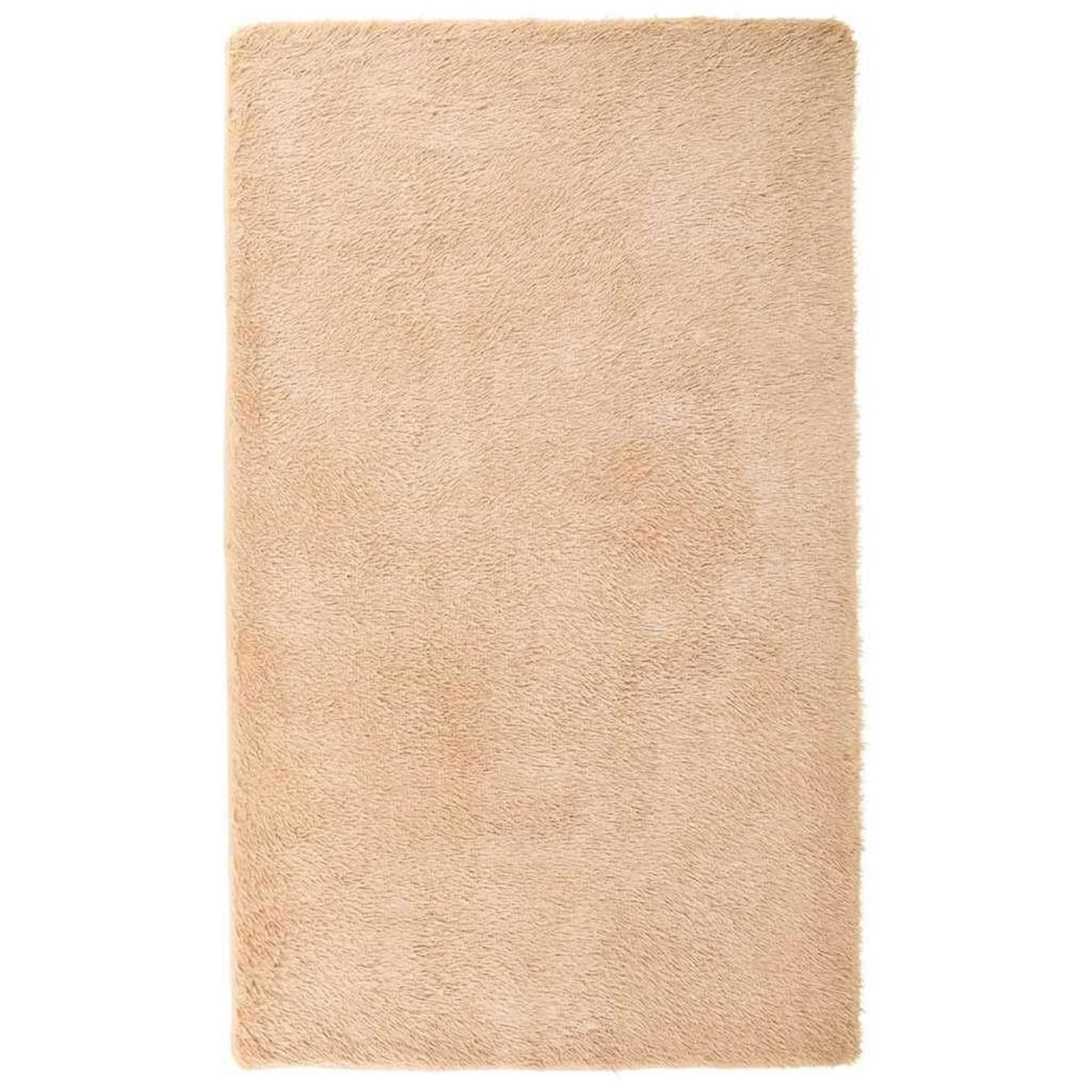 VIDAXL Tapis Shaggy a poils longs NAVARRA beige 60x100 cm polyester