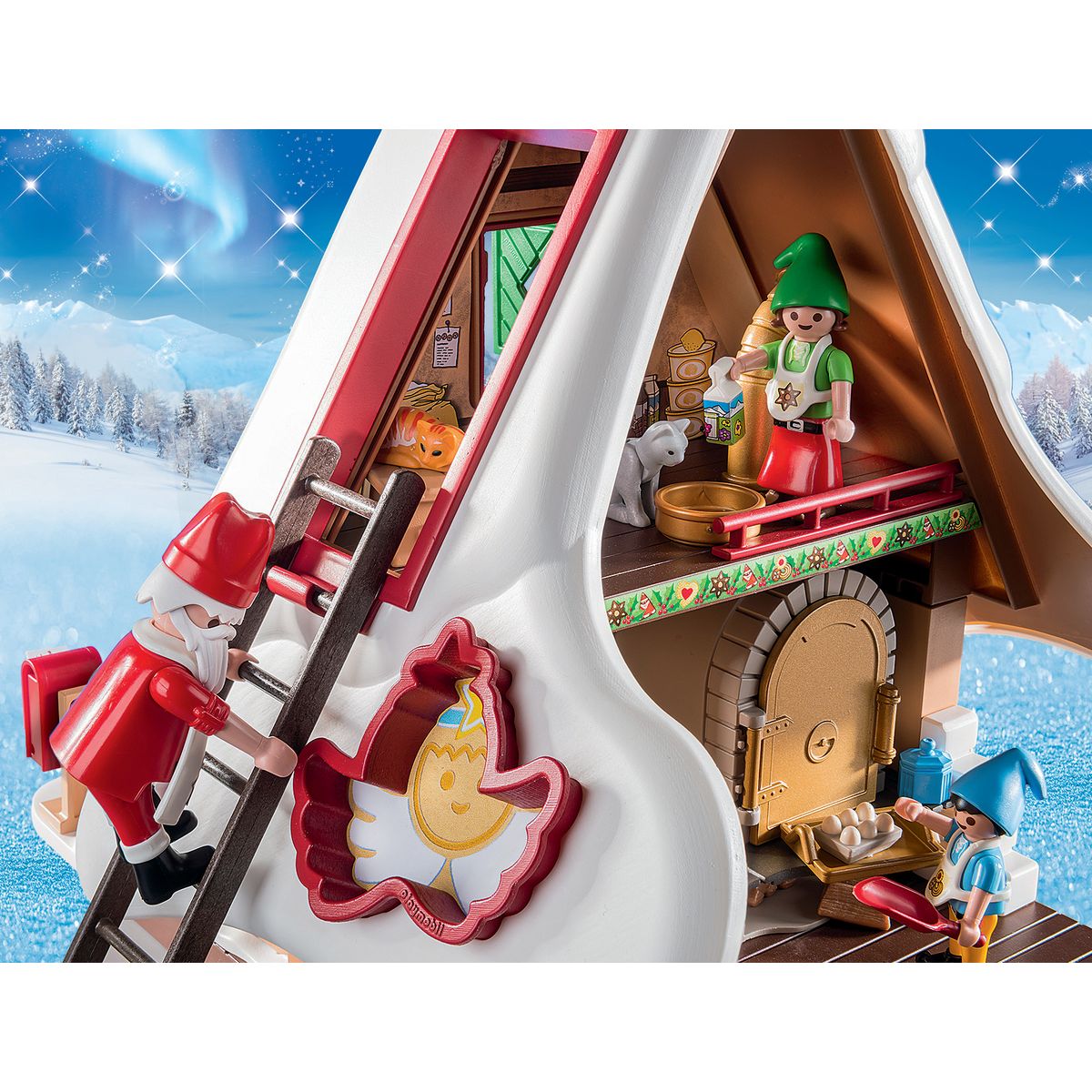 PLAYMOBIL 9493 - Christmas -  Atelier de biscuits du Père Noël