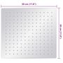 Voir la diapositive 6 : VIDAXL Pomme de douche pluie Acier inoxydable 304 30x30 cm Carree