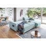 Voir la diapositive 4 : BEST MOBILIER Bella - canapé d'angle réversible convertible - avec coffre - 4 places - tissu