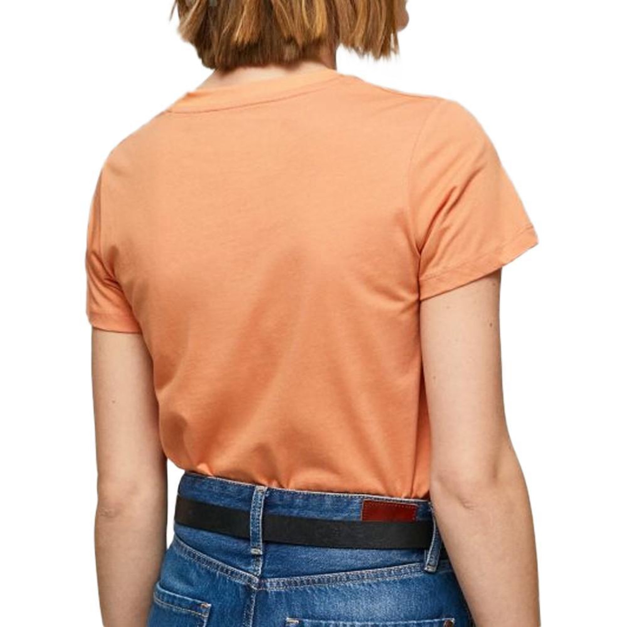 Voir la diapositive 2 : Pepe Jeans T-shirt Orange Femme Pepe jeans Wendy
