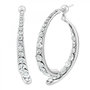 Voir la diapositive 1 : SC CRYSTAL Boucles d'oreilles SC Crystal ornées de Cristaux scintillants
