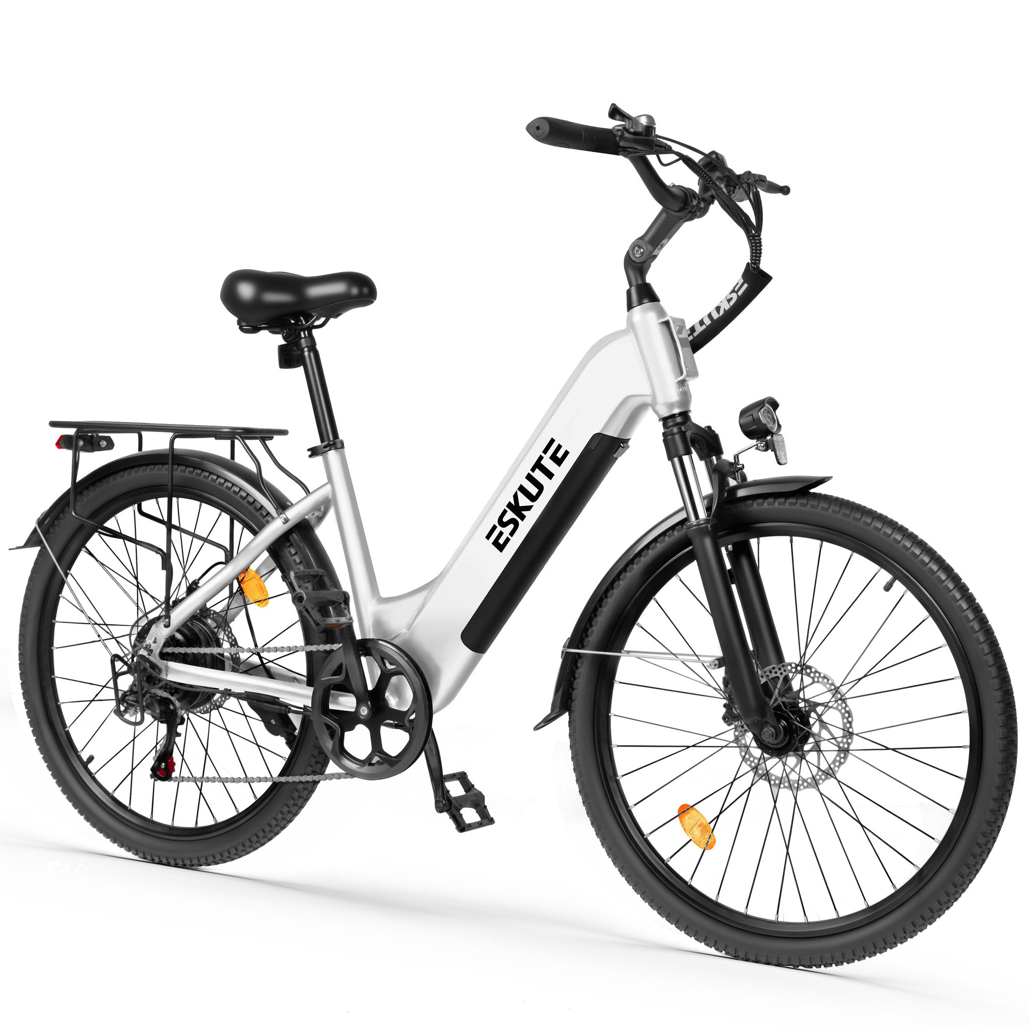 Voir la diapositive 3 : ESKUTE Vélo de ville électrique ESKUTE C202, Step-Through 26