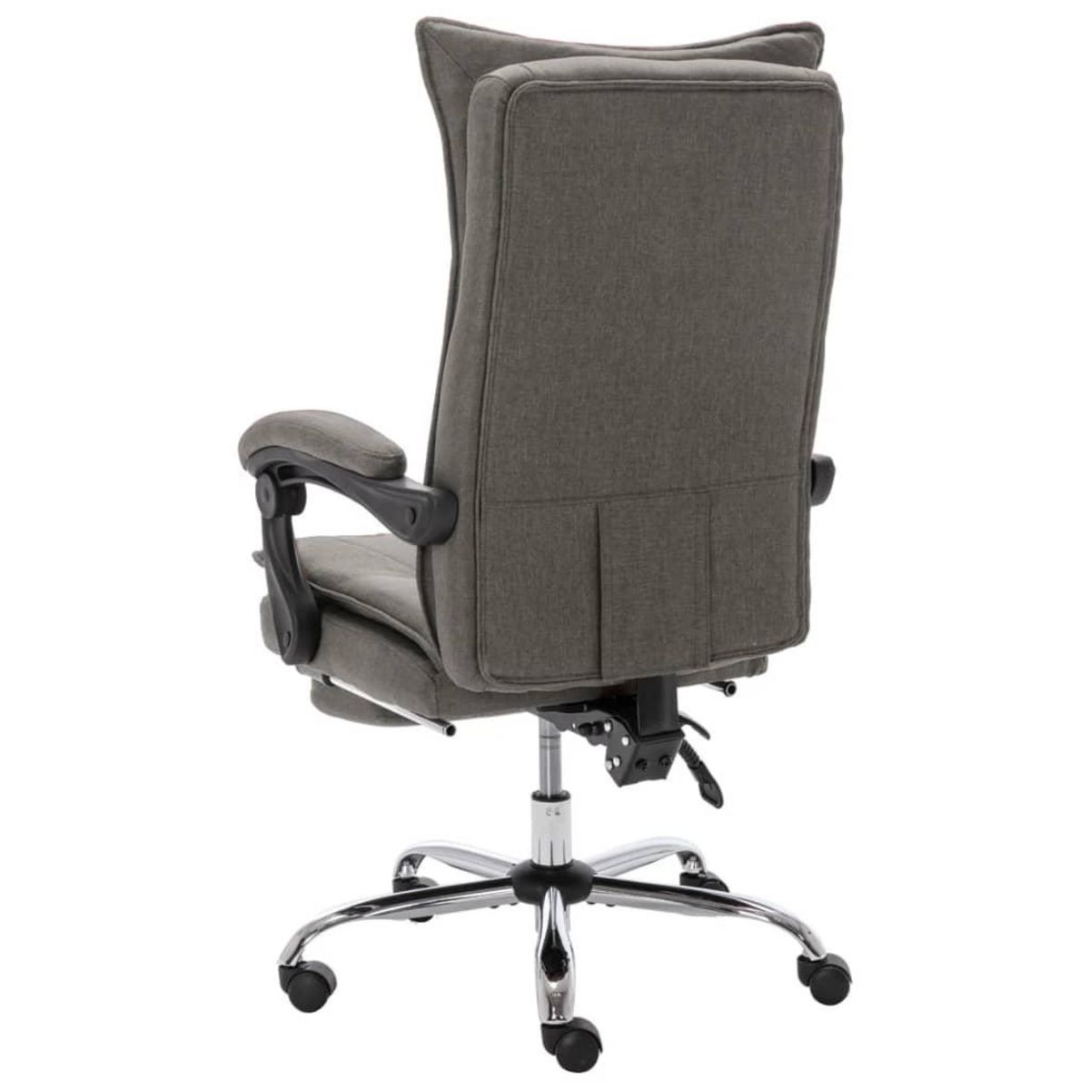 VIDAXL Chaise de bureau Gris Tissu