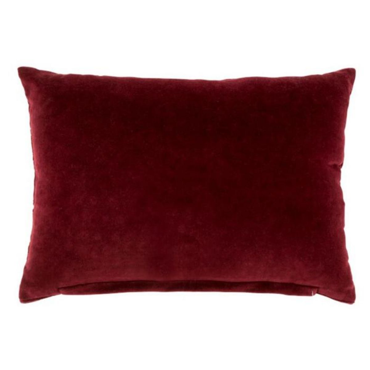 Paris Prix Coussin Rectangulaire  Miroir Coton  40x60cm Rouge