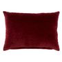 Voir la diapositive 2 : Paris Prix Coussin Rectangulaire  Miroir Coton  40x60cm Rouge