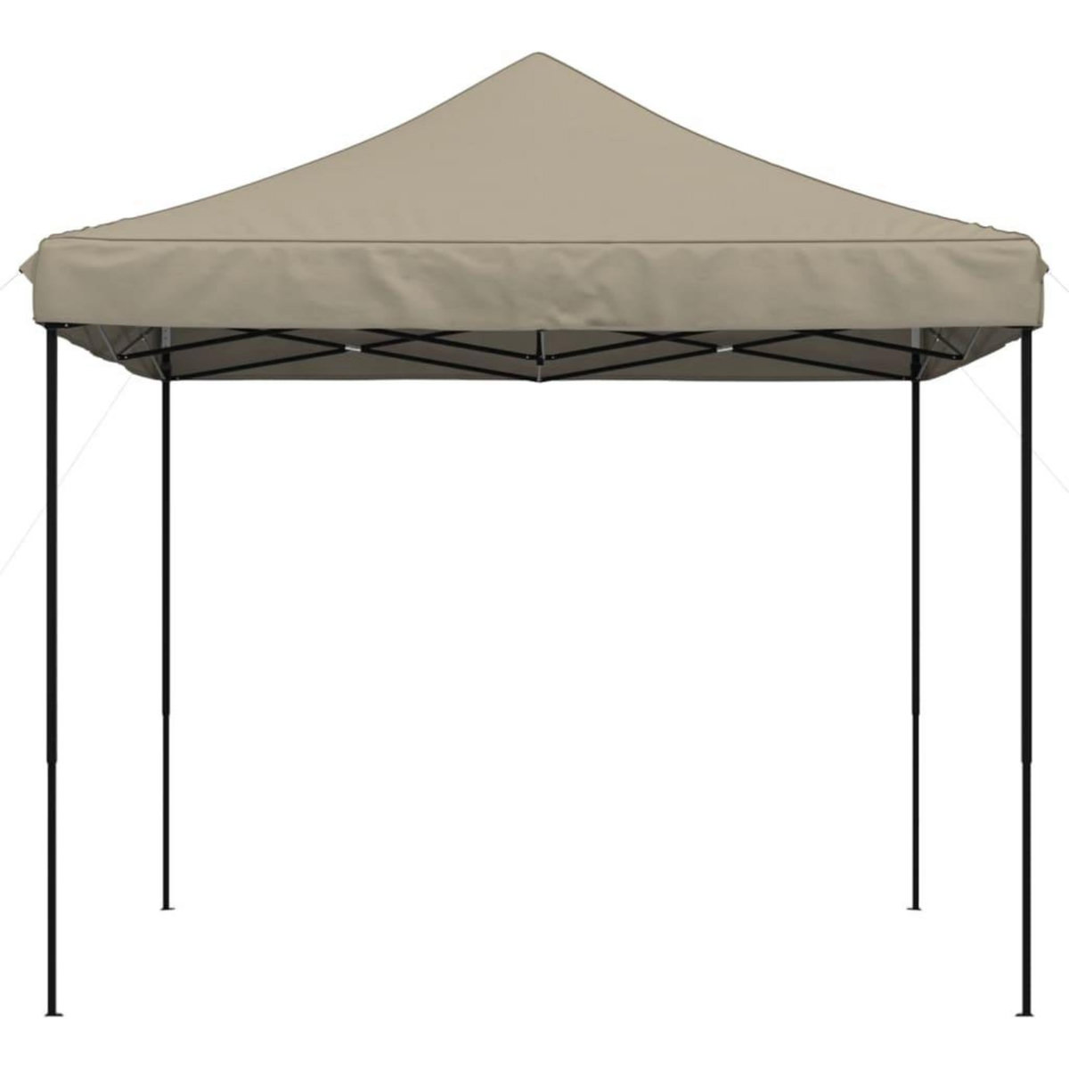 VIDAXL Tente de reception pliable escamotable taupe 292x292x315 cm