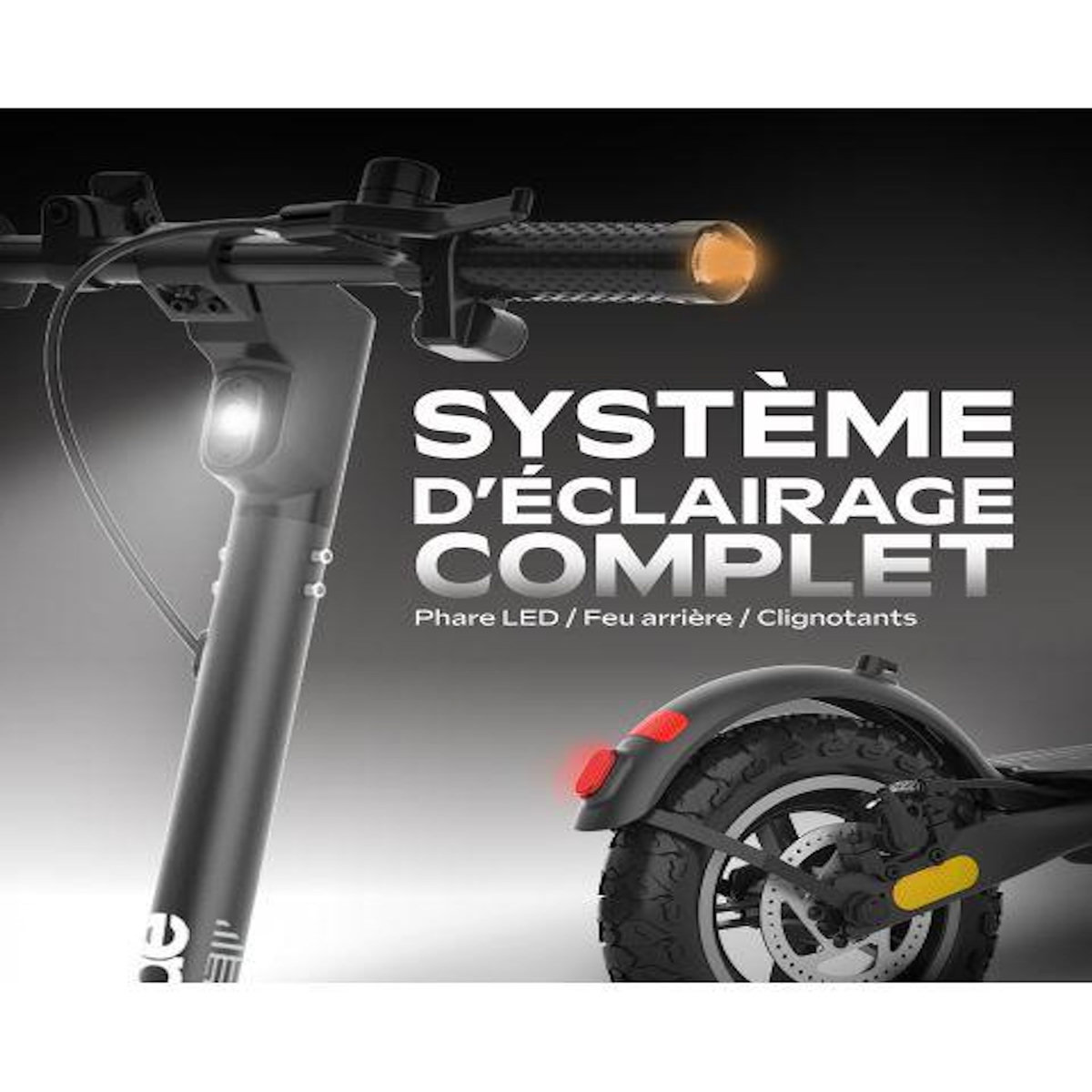 URBANGLIDE Trottinette électrique Ride 100 – Solution de mobilité urbaine avec autonomie adaptée aux trajets quotidiens