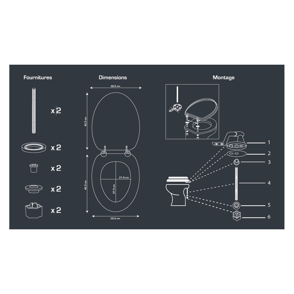 GUY LEVASSEUR Abattant WC effet bois CARNAC