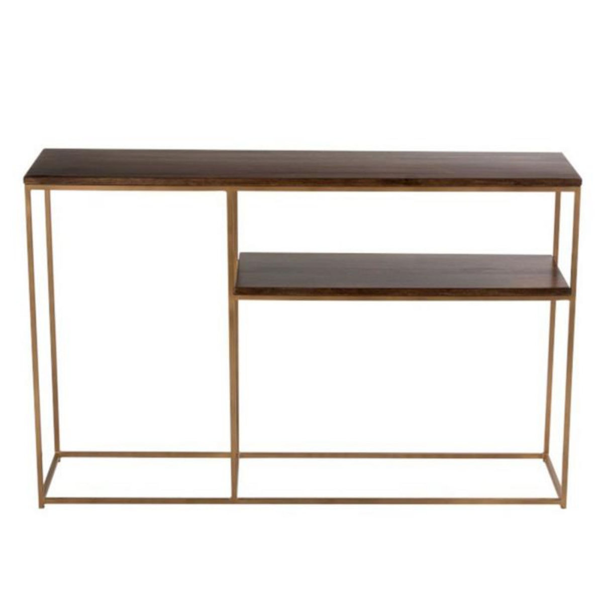 Paris Prix Console 2 Parties Design  Rafi  114cm Marron