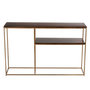 Voir la diapositive 2 : Paris Prix Console 2 Parties Design  Rafi  114cm Marron