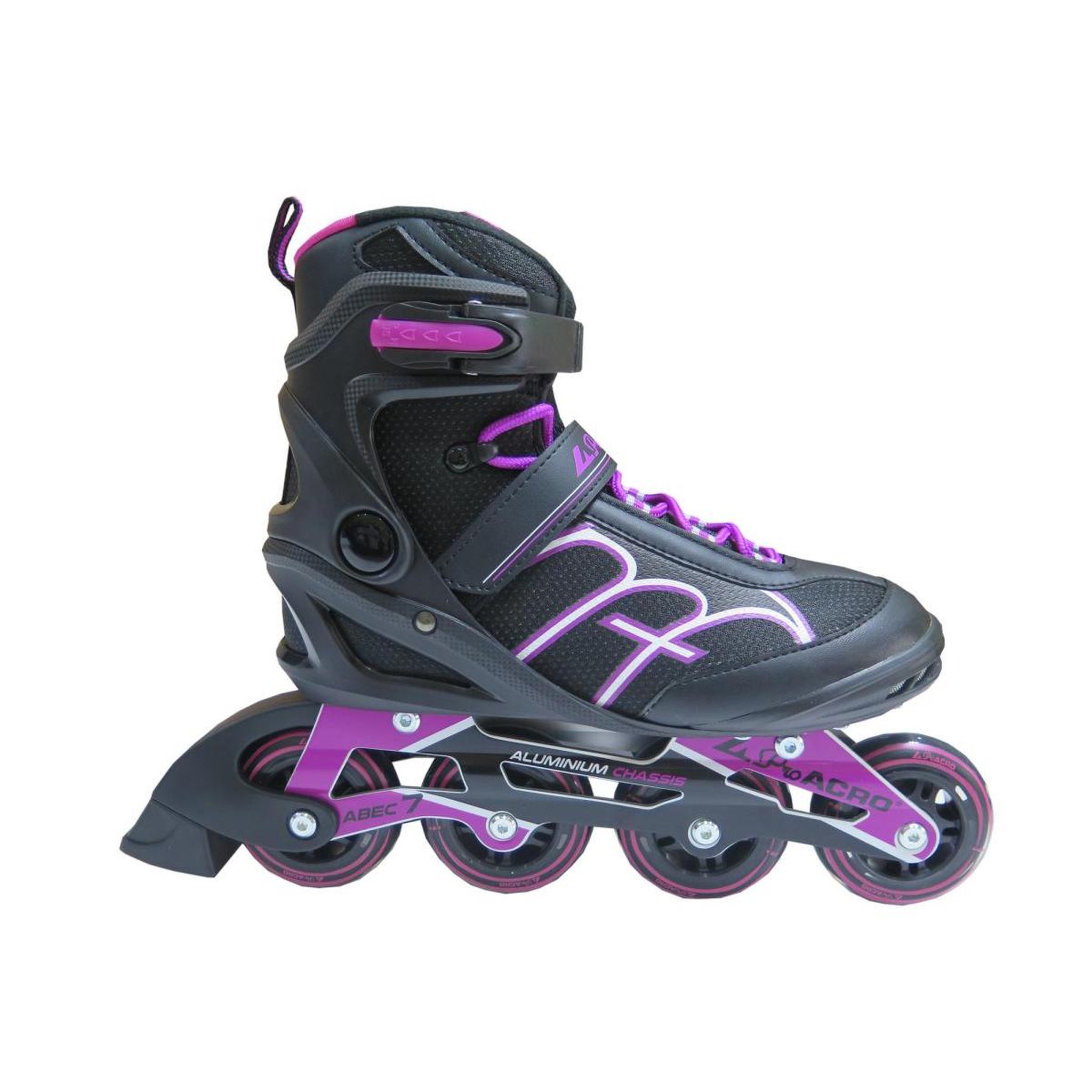 Pro Acro Roller Fitness  adulte platine alu violet T41
