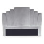 Voir la diapositive 1 : Paris Prix Tête de Lit en Velours  Renaya  160cm Argent
