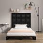 Voir la diapositive 3 : VIDAXL Tete de lit murale Noir 96x3x91,5 cm Bois massif de pin