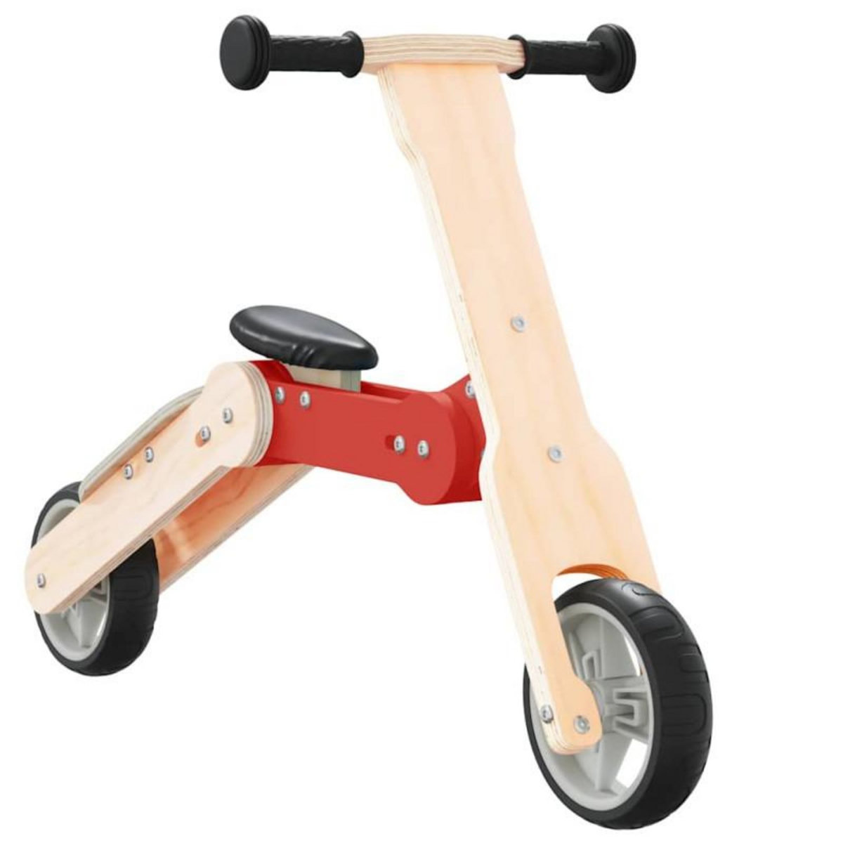 VIDAXL Trottinette pour enfants 2 in 1 rouge