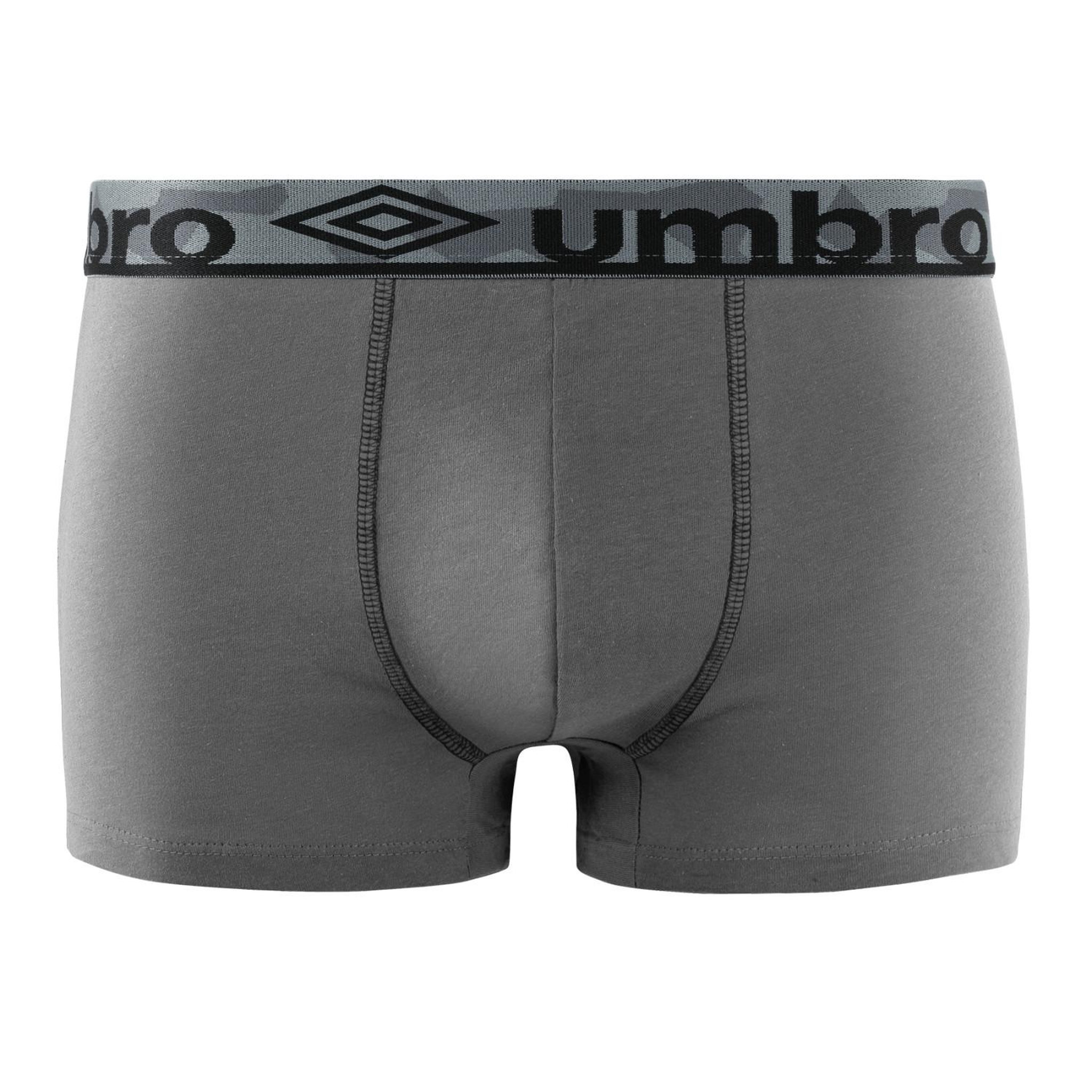 Voir la diapositive 4 : UMBRO Lot de 6 boxers homme en coton ceinture subli Force