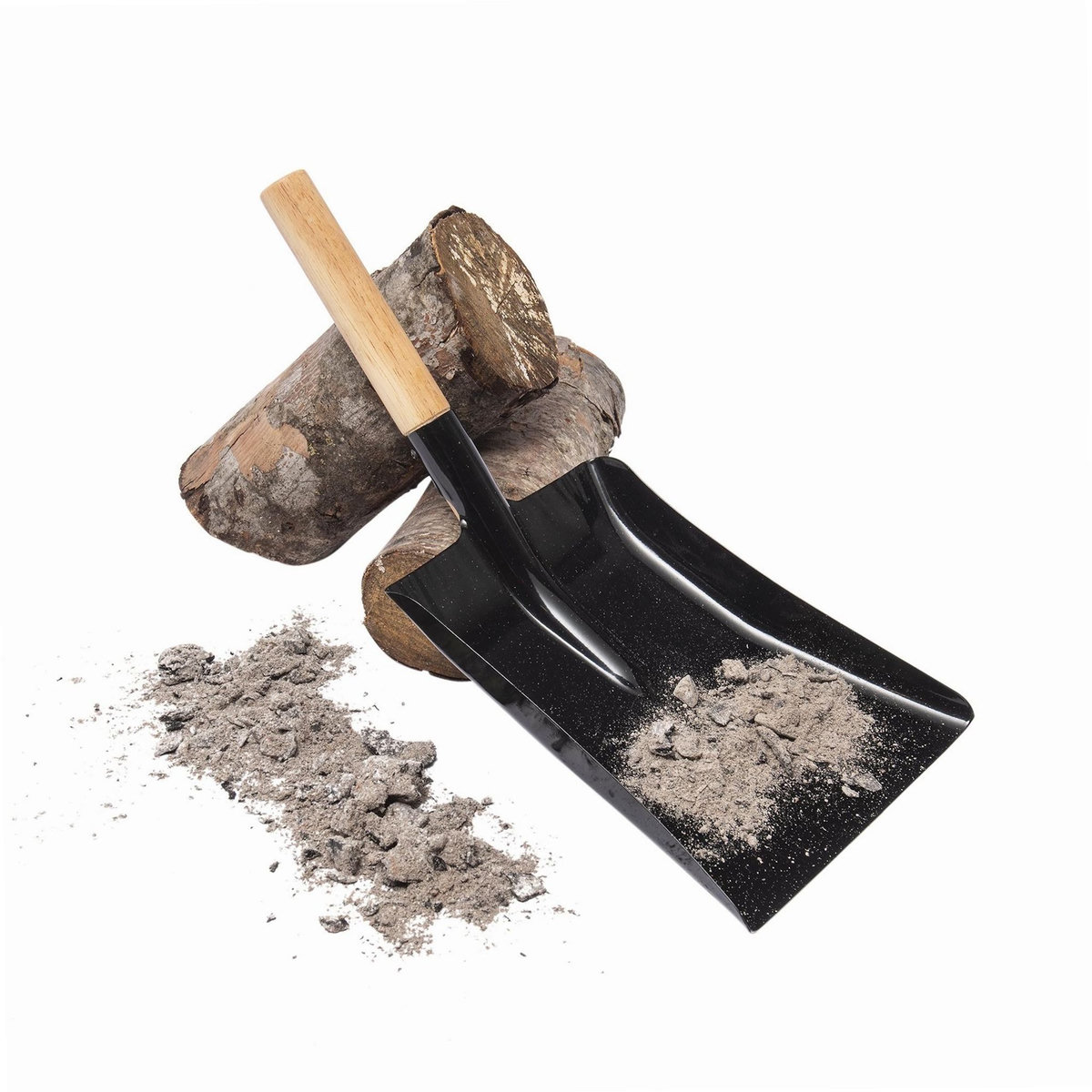 WERKAPRO Pelle à cendre en métal et manche bois WERKA PRO