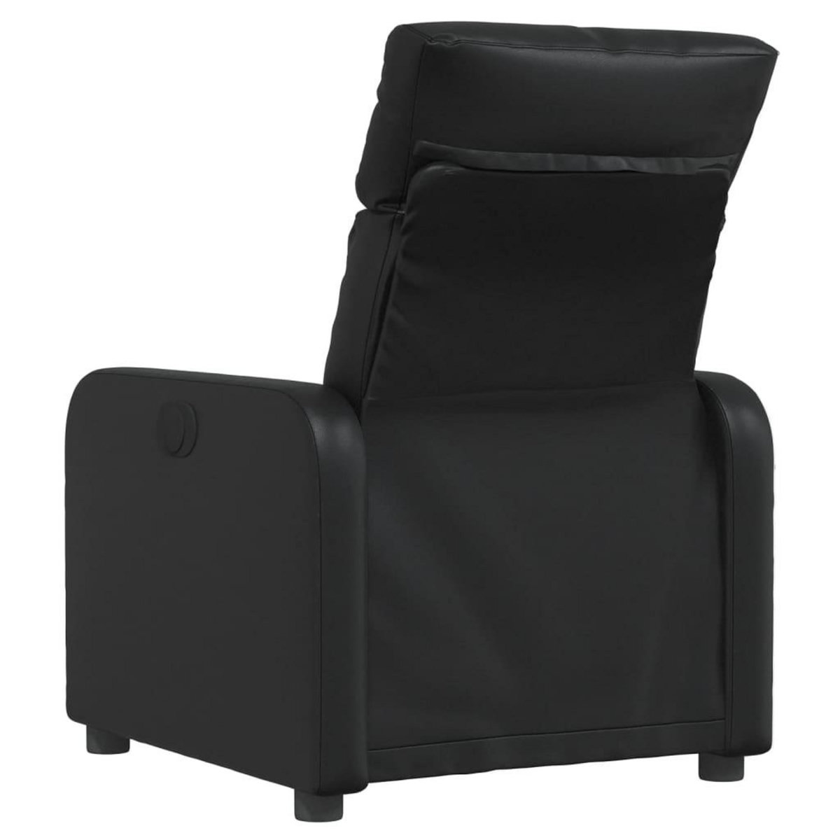 VIDAXL Fauteuil inclinable Noir Similicuir