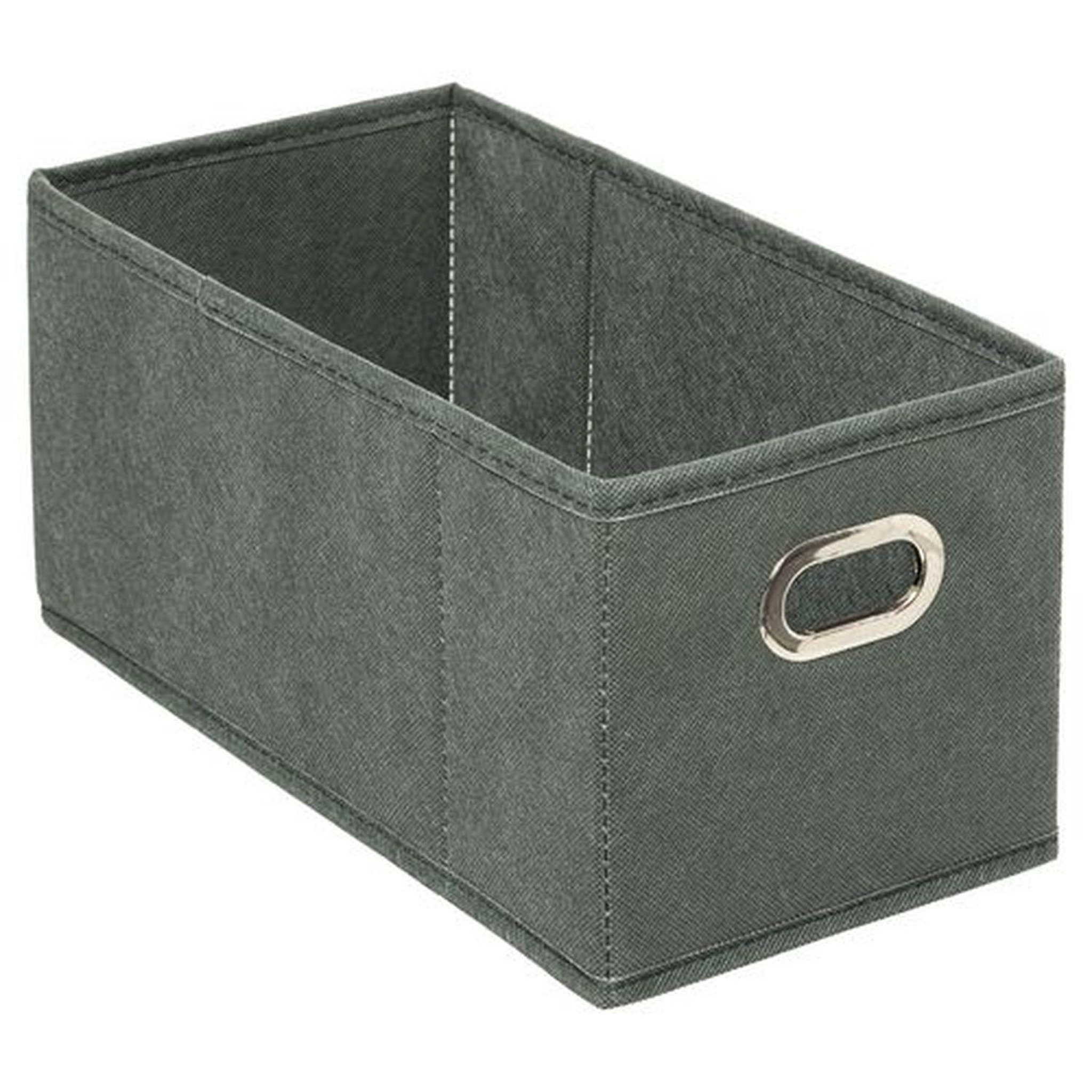 Voir la diapositive 4 : TOILINUX Lot de 12 paniers de rangement en tissu avec poignée mix'n modul