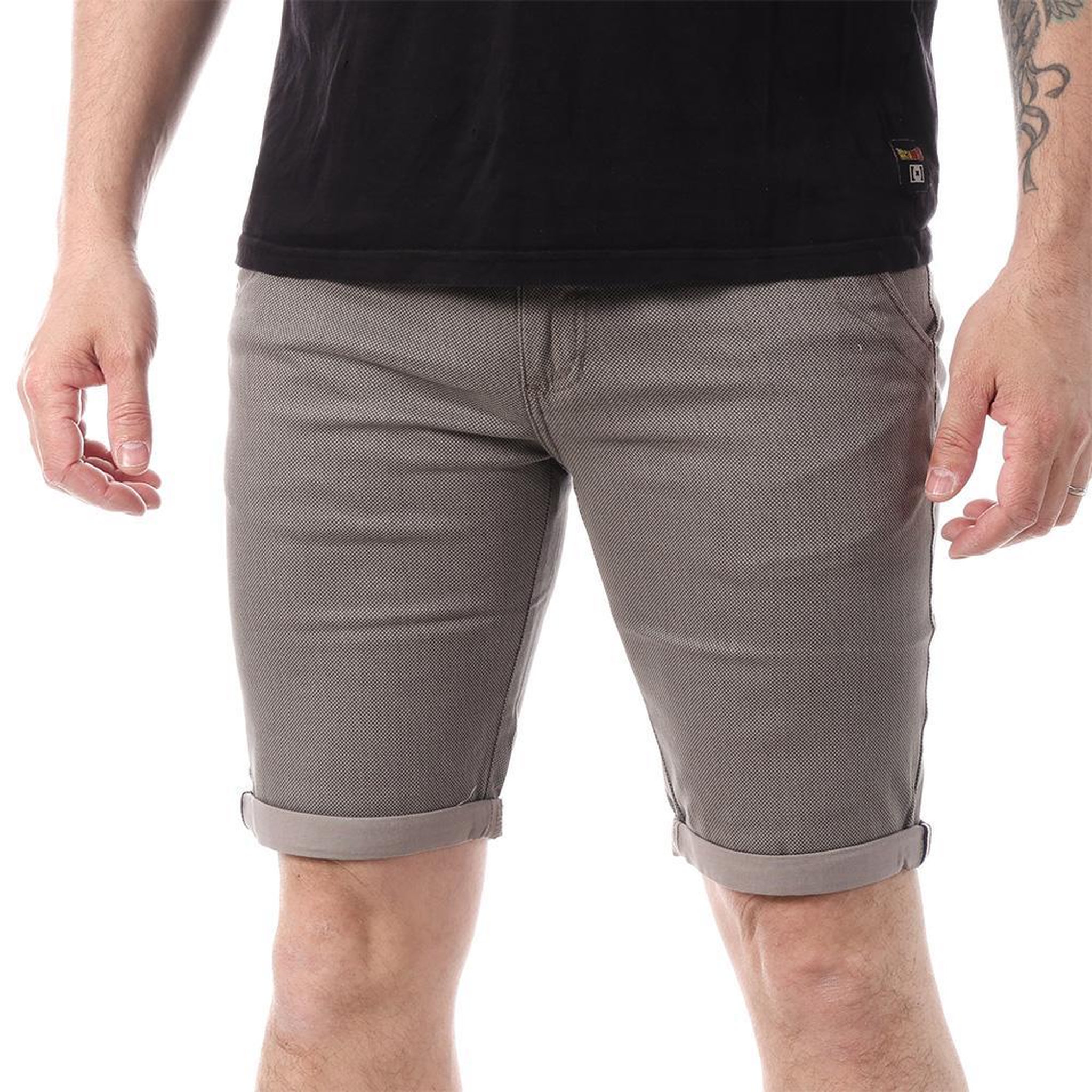 LA MAISON BLAGGIO Short gris moyen homme la maison blaggio varen. Coloris disponibles : Gris