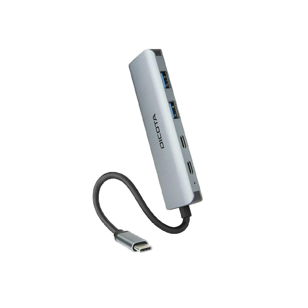 Dicota Hub USB Dicota D32061 Argenté