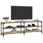 Voir la diapositive 4 : VIDAXL Meuble TV chene sonoma 160x30x50 cm bois d'ingenierie