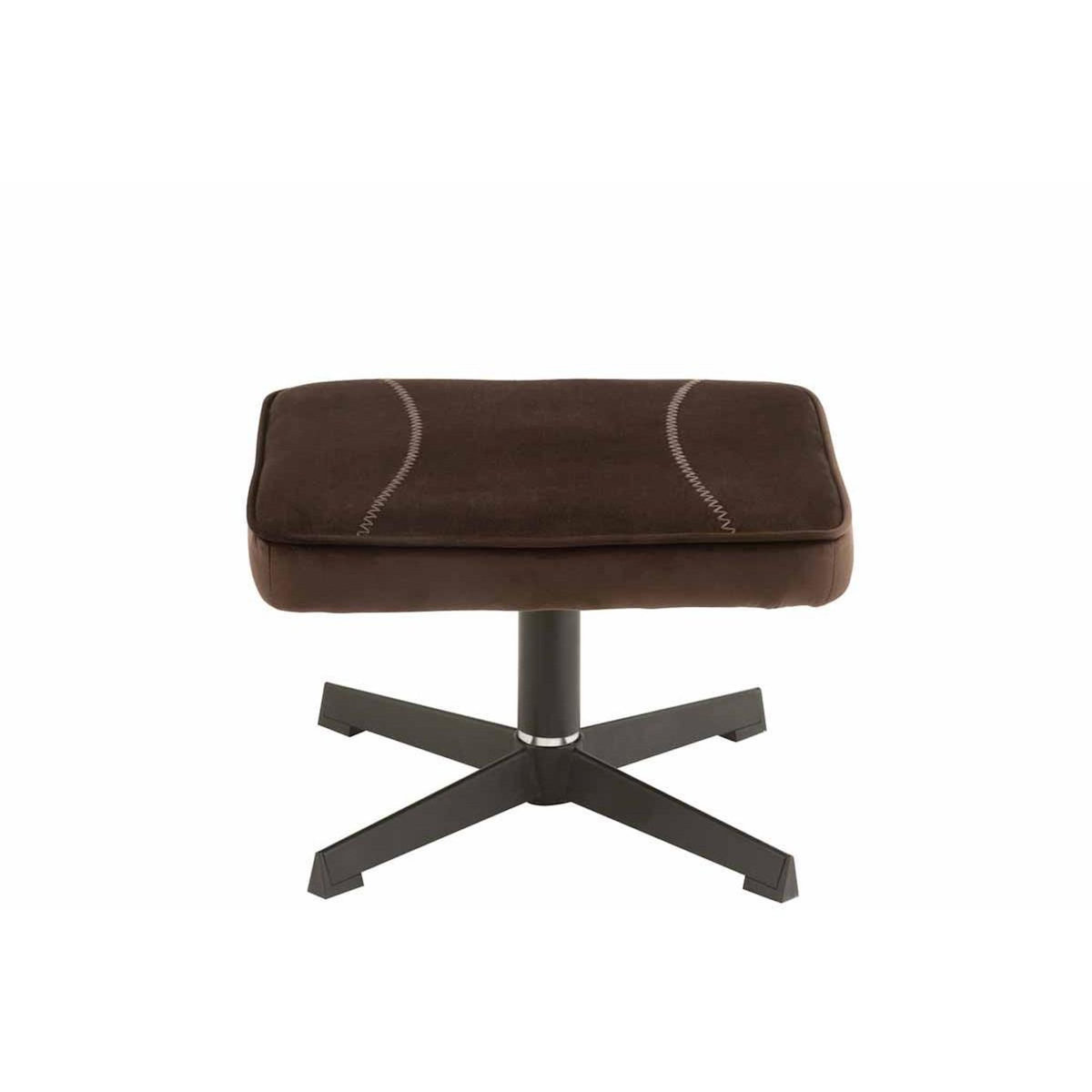 Paris Prix Fauteuil & Repose-Pieds  Relax  88cm Marron Foncé