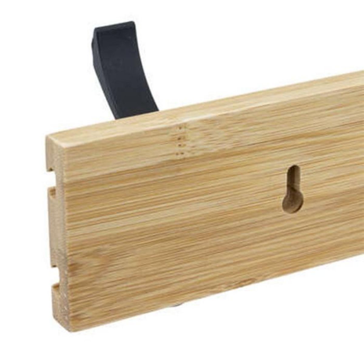 FIVE Patère Murale  4 Têtes Coulissantes  40cm Naturel