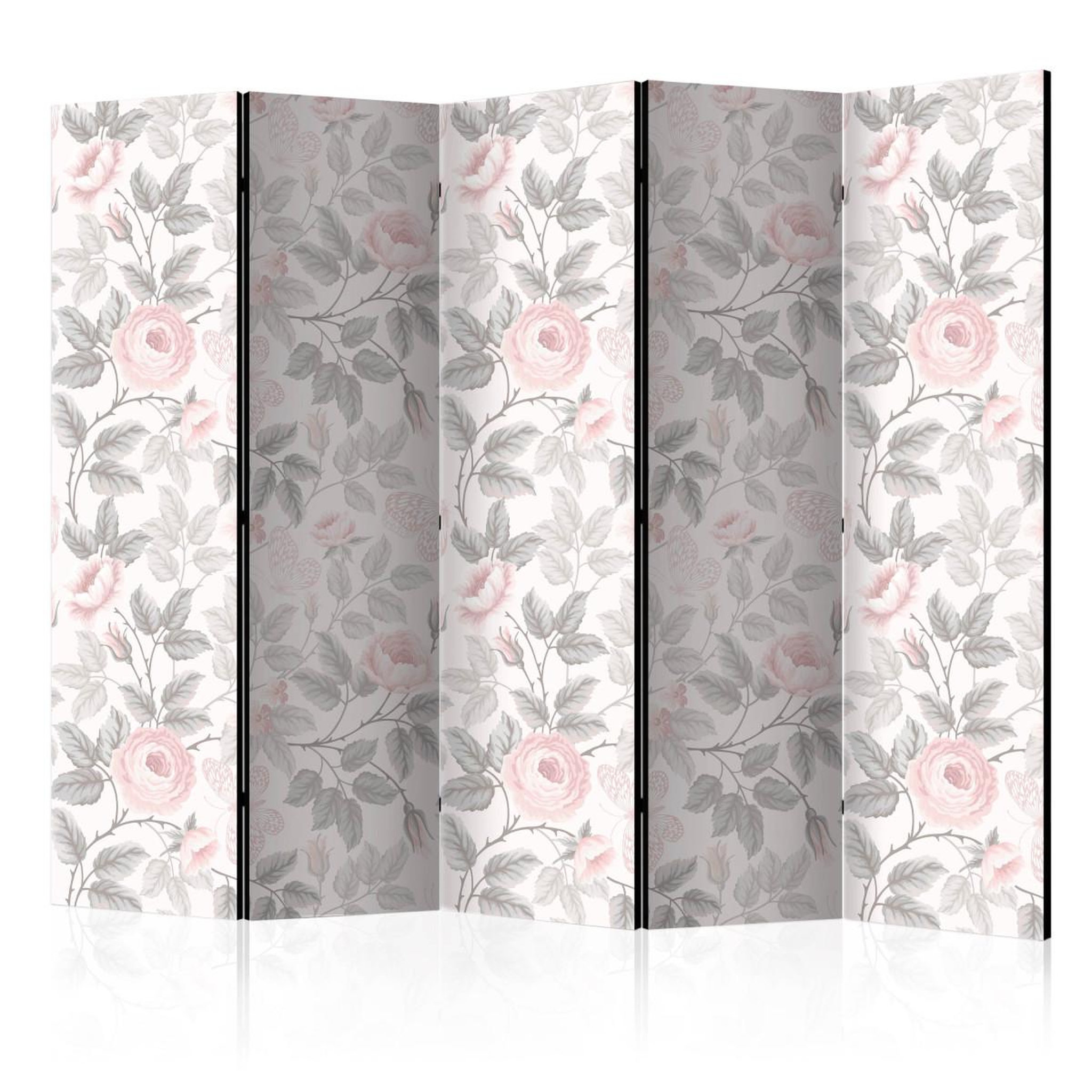 Paris Prix Paravent 5 volets  watercolor roses  172x225cm