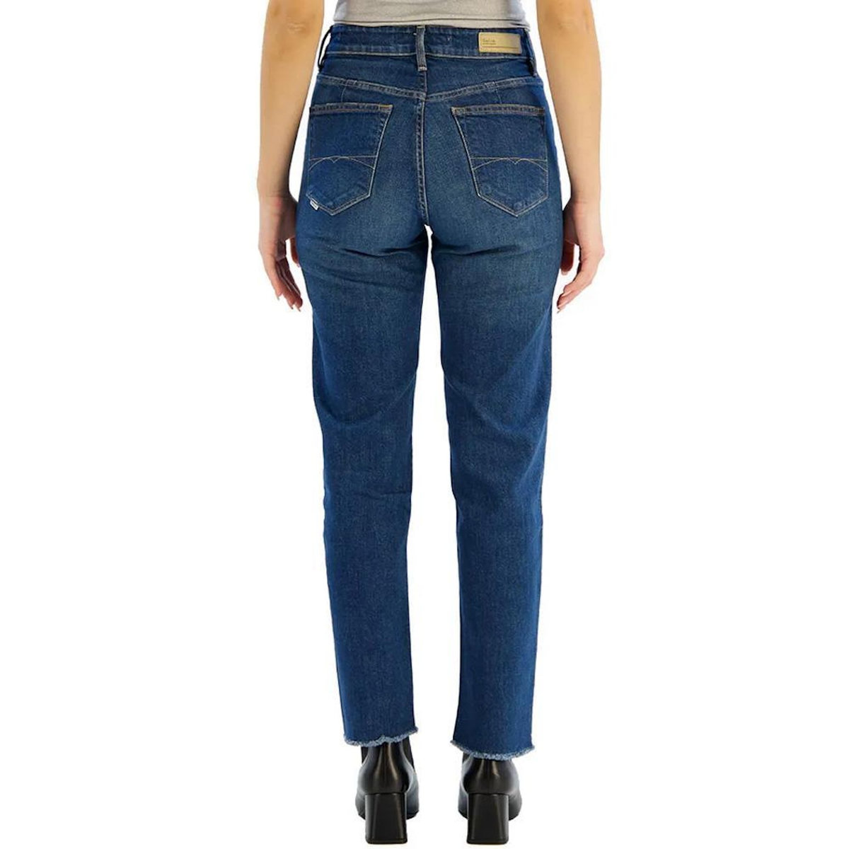 Salsa Jean Slim Bleu Foncé Femme Salsa True Cropped