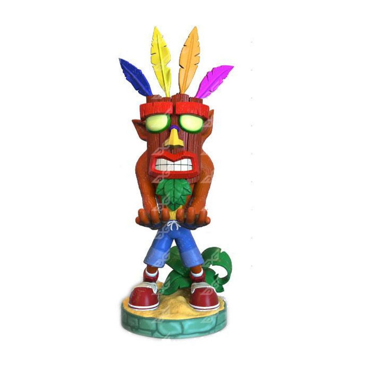 Figurine Aku Aku Support de Charge Crash Bandicoot