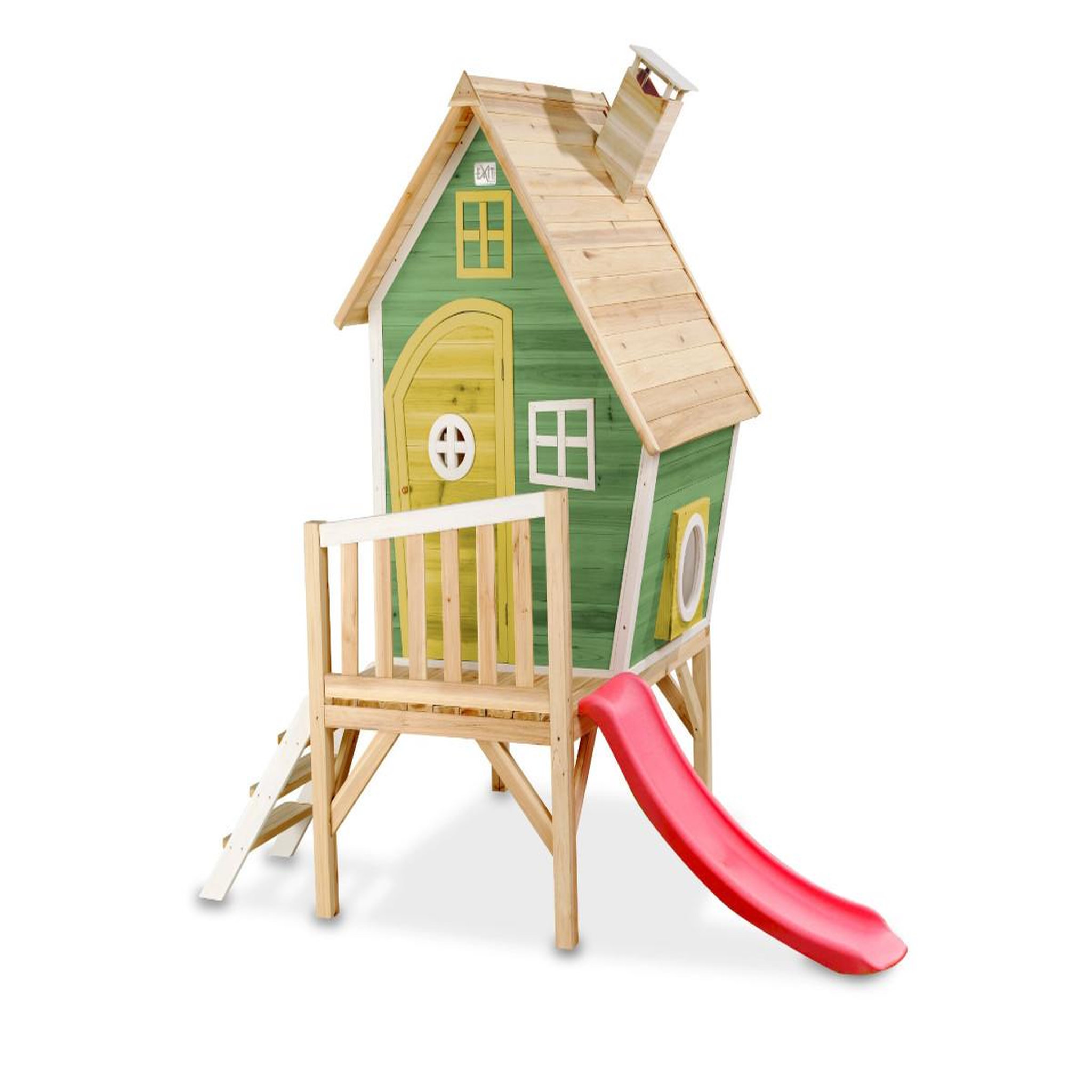 EXIT TOYS Maisonnette en bois pour enfants fantasia 300 vert - exit toys