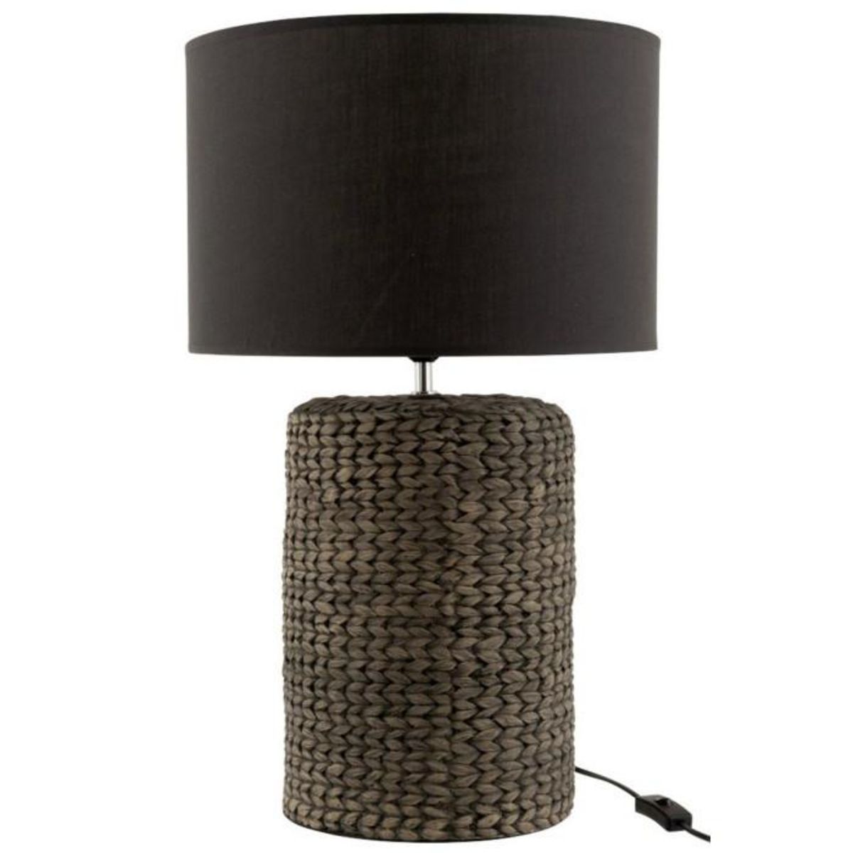 Paris Prix Lampe à Poser Béton & Coton  Scratch  68cm Gris