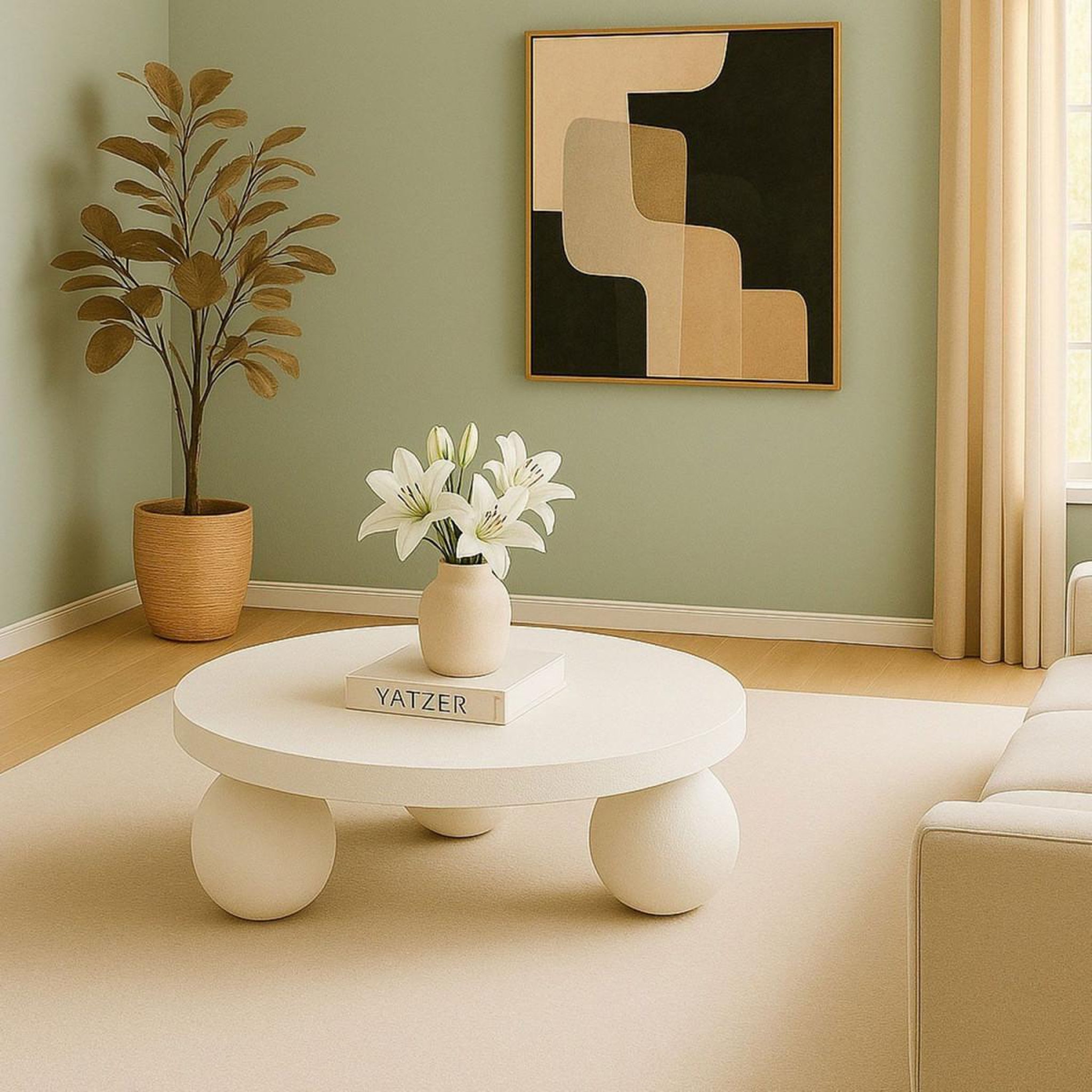 Voir la diapositive 5 : Paris Prix Table basse design  romy  100cm blanc