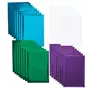CRICUT 24 feuilles de transfert Foil bleu, vert, violet, blanc 15,2 x 10,1 cm Cricut