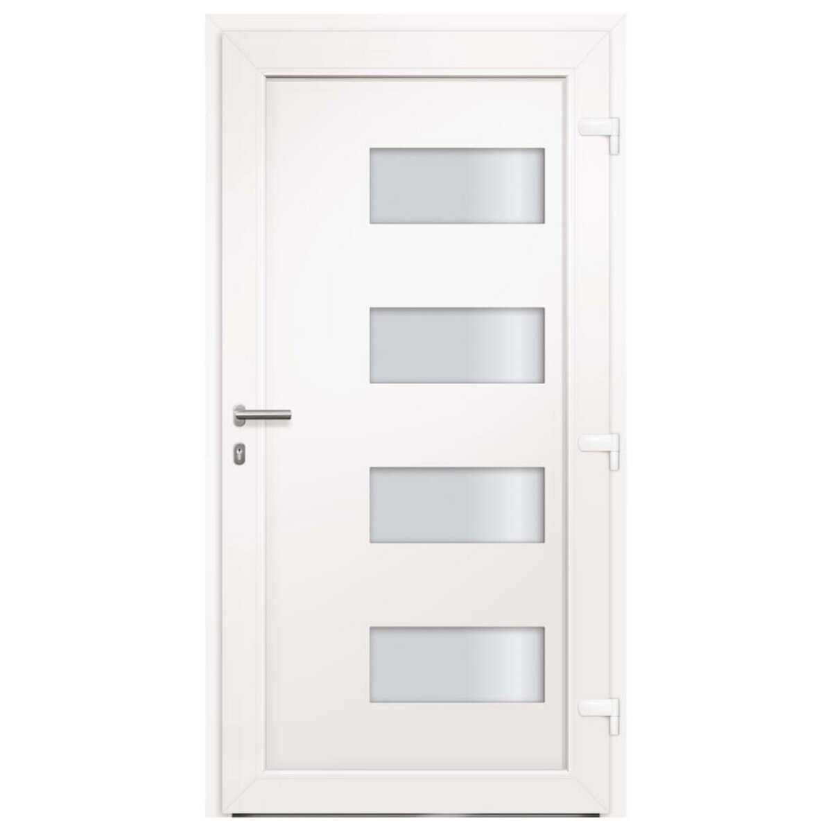 VIDAXL Porte d'entree Aluminium et PVC Anthracite 100x210 cm