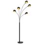 Voir la diapositive 2 : VIDAXL Lampadaire 200 cm 5 x E14 Noir et dore